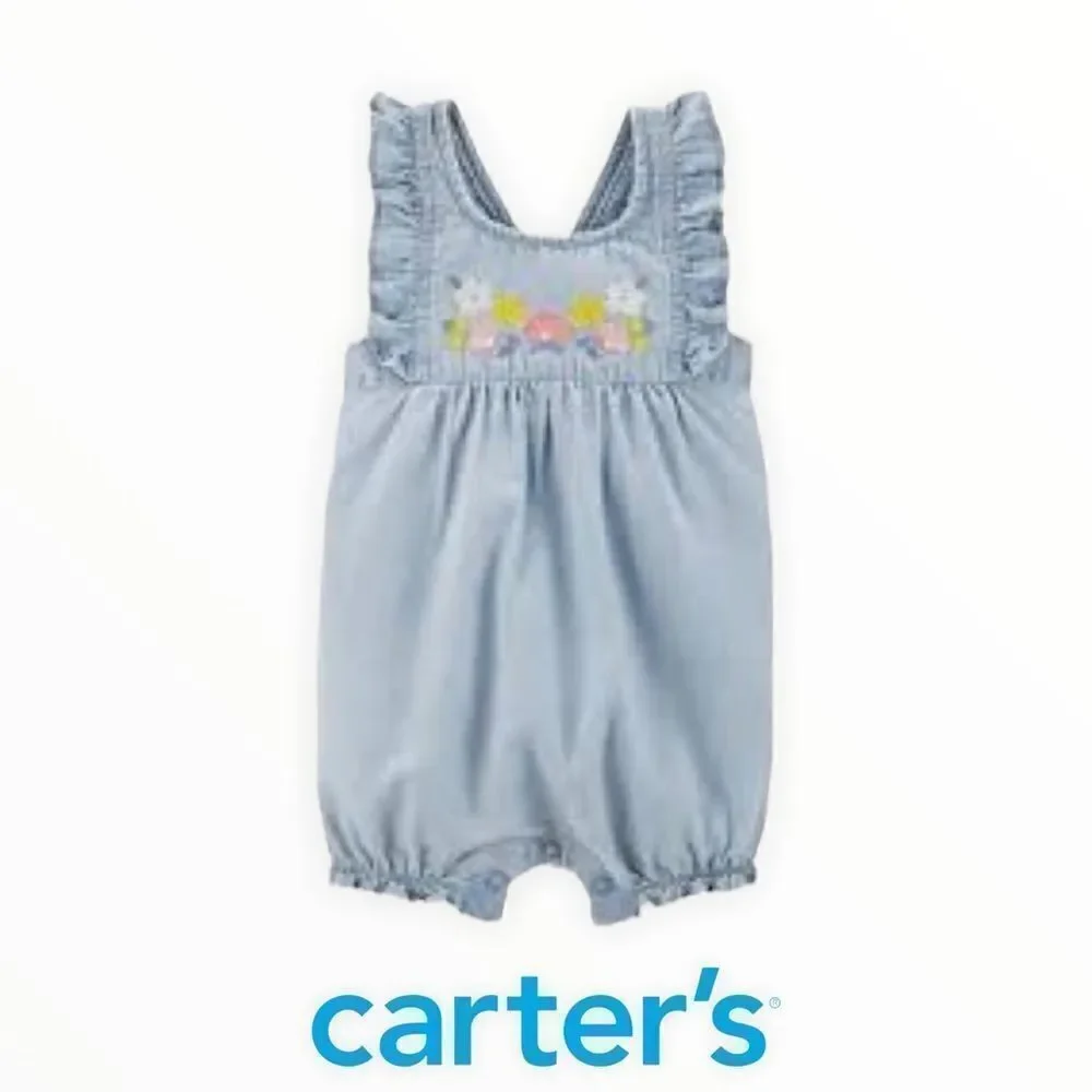 CARTER’S | Blue | Chambray Romper
